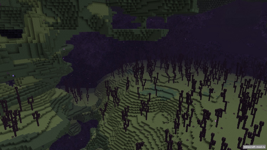 Мод Enderscape для Minecraft 1.21.5, 1.21.4, 1.21.1,  ...