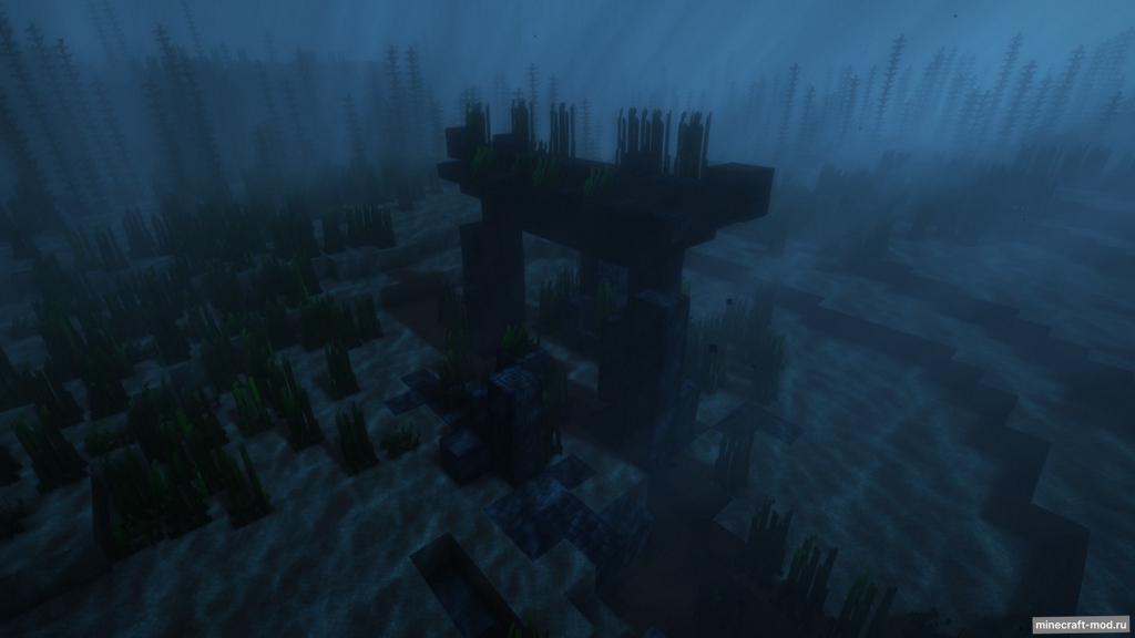 Мод Underwater Village для Minecraft 1.21.4, 1.21.1, 1.20.1