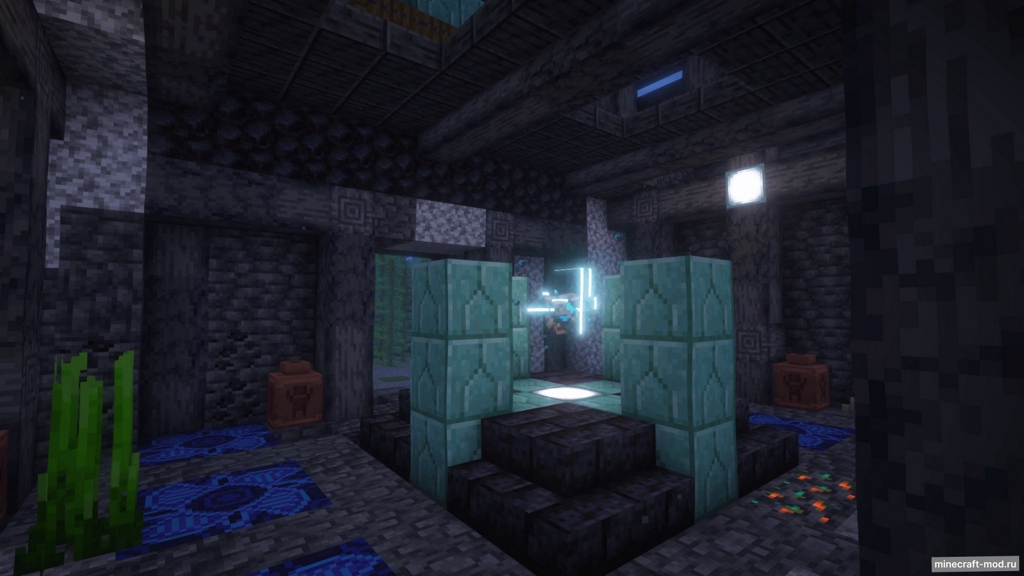 Мод Underwater Village для Minecraft 1.21.4, 1.21.1, 1.20.1