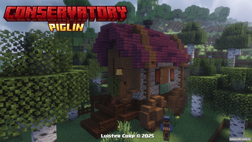 Мод Piglin Cоnsеrvаtоry для Minecraft 1.21.5, 1.21.4