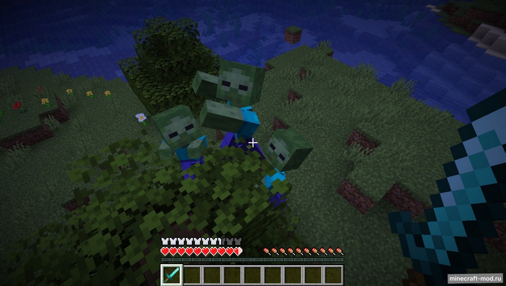 Мод Zombie Tactics 2 для Minecraft 1.21.5, 1.21.4, 1.21.1
