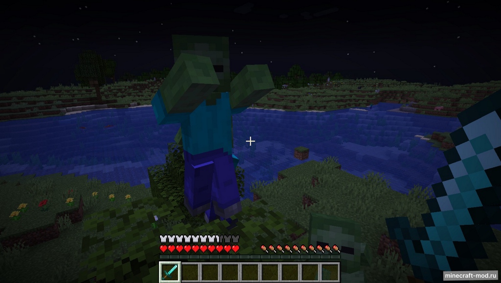 Мод Zombie Tactics 2 для Minecraft 1.21.5, 1.21.4, 1.21.1