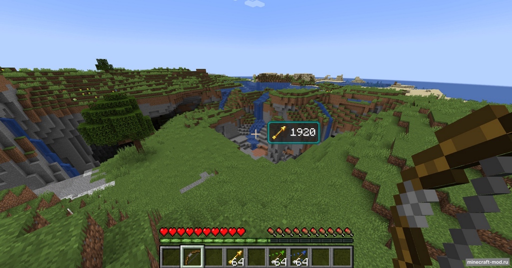 Мод Arrow Counter для Minecraft 1.20.1
