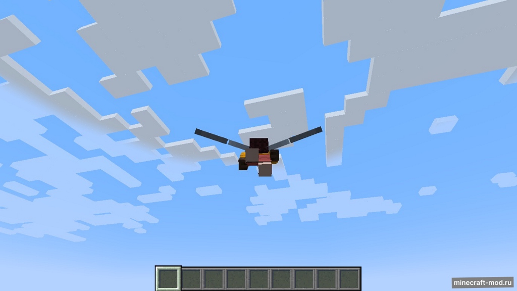 Мод Skydiving / Paragliding для Minecraft 1.21.1
