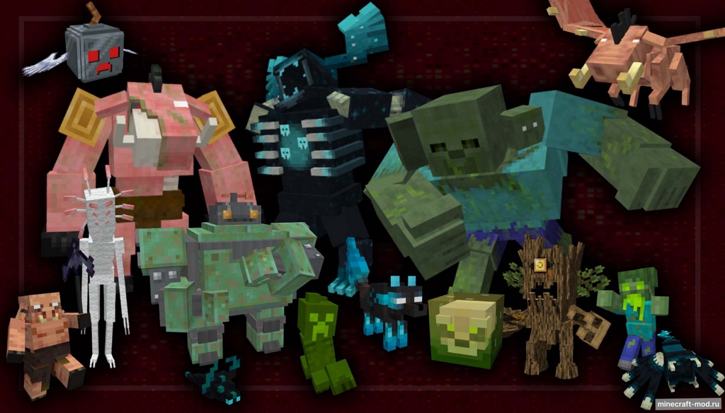 Мод Gamma Creatures для Minecraft 1.21.1, 1.20.1, 1.19.2