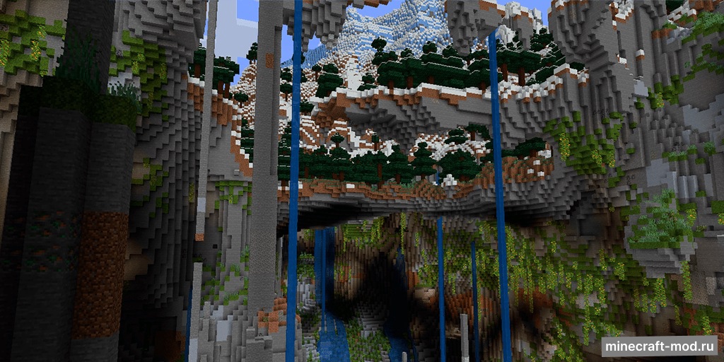 Мод Extreme Worldgen для Minecraft 1.21.5