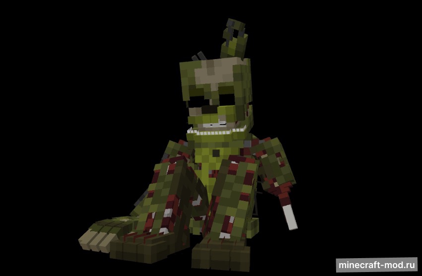 Мод Springtrap: The Returning для Minecraft 1.20.1, 1.19.4, 1.19.2