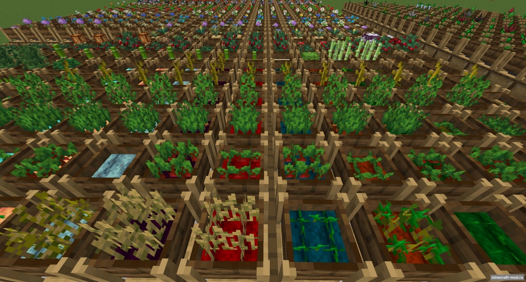 Мод AgriTech - Automated Crops для Minecraft 1.21.1