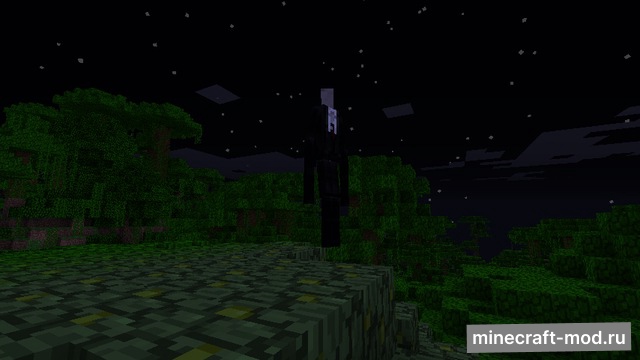 Мод Slenderman для Minecraft 1.7.2, 1.6.4, 1.6.2,  ...