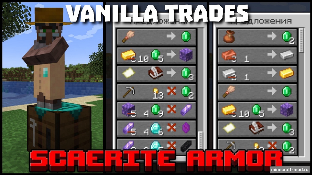 Мод Scaerite Armor для Minecraft 1.21.4