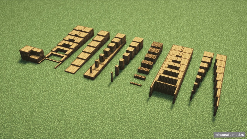 Мод More Shapes! для Minecraft 1.20.1