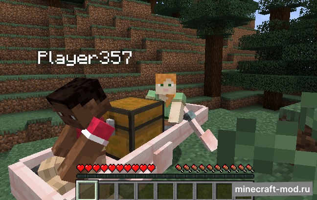 Мод Longer Boats! для Minecraft 1.20.2