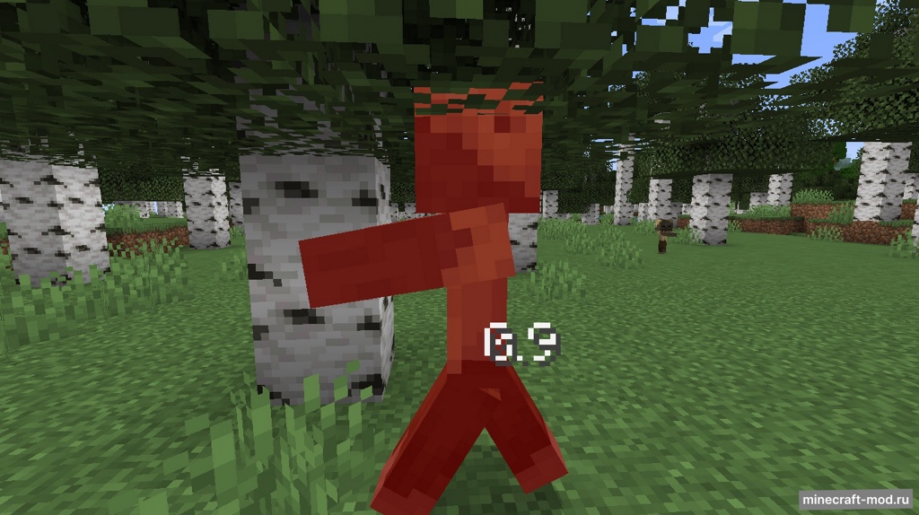 Мод Damage & Status Indicator для Minecraft 1.20.1