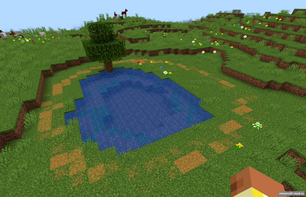 Мод Pxl's Paths для Minecraft 1.20.6, 1.20.4, 1.20.1,  ...