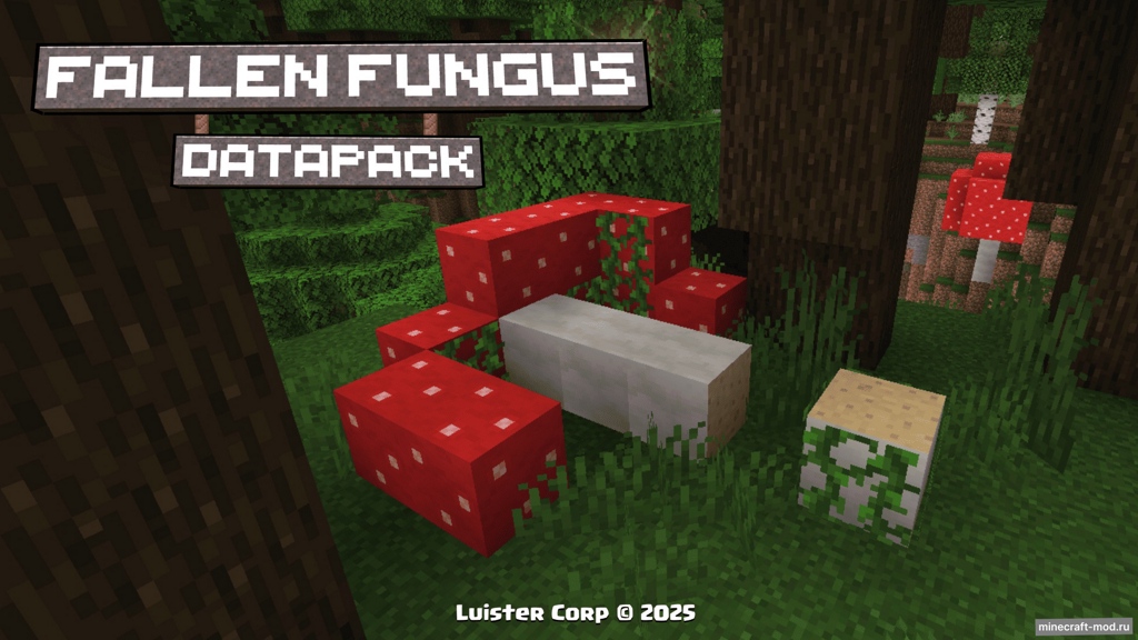 Мод Fallen Fungus для Minecraft 1.21.5, 1.21.4
