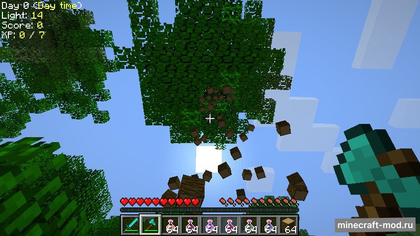 Мод TreeCapitator для Minecraft 1.12.2, 1.12.1, 1.12,  ...