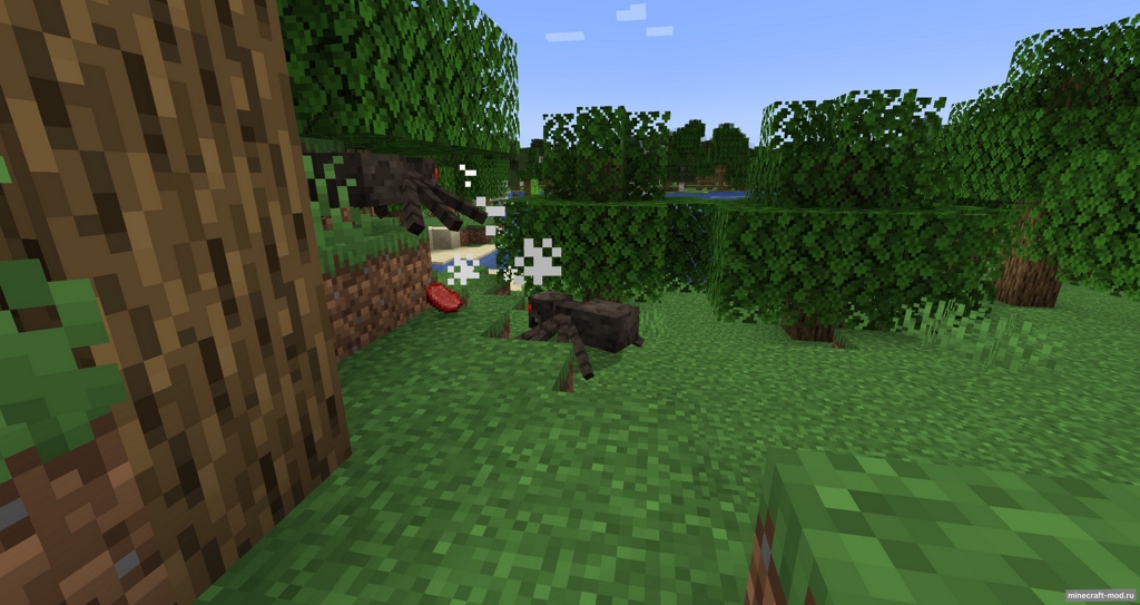 Мод Spider Infection для Minecraft 1.21.1, 1.20.1