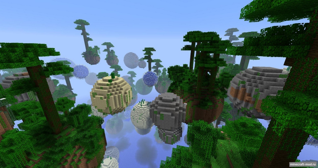 Мод Planetoid для Minecraft 1.7.10, 1.7.2, 1.6.4,  ...