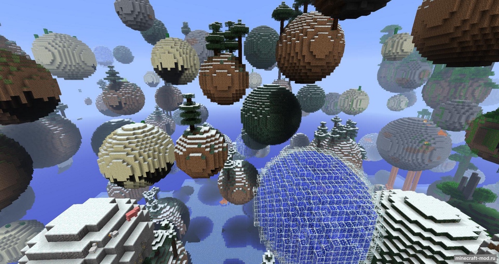 Мод Planetoid для Minecraft 1.7.10, 1.7.2, 1.6.4,  ...