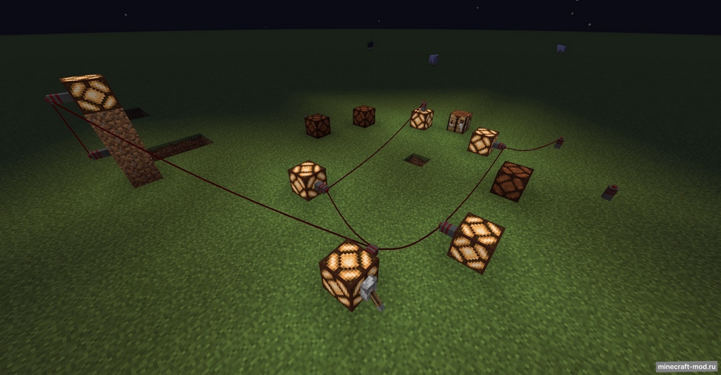 Мод Overhead Redstone Wires для Minecraft 1.20.1