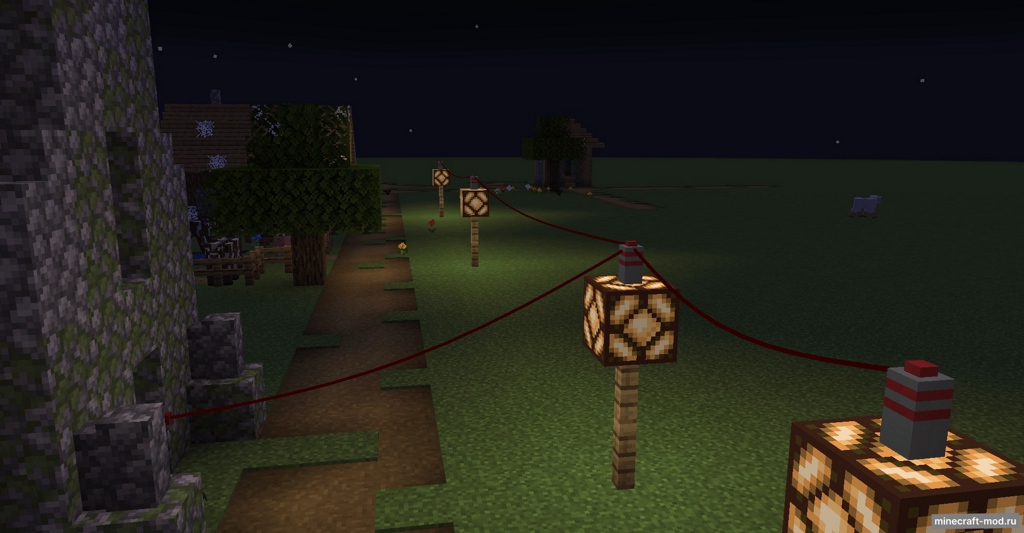Мод Overhead Redstone Wires для Minecraft 1.20.1