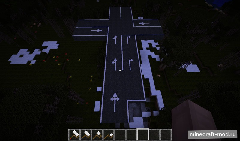 Мод RoadWorks для Minecraft 1.7.10, 1.7.2, 1.6.4,  ...