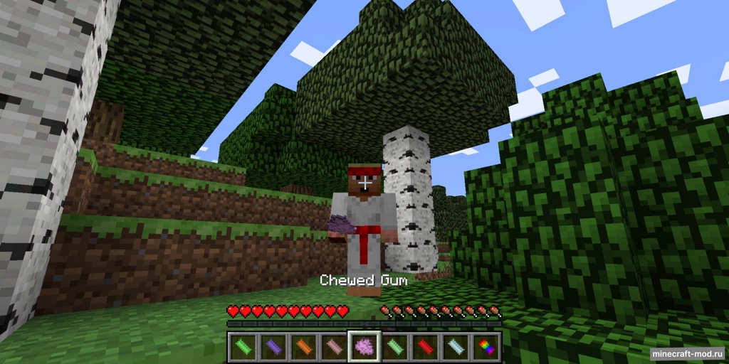 Мод Chewing Gum для Minecraft 1.7.10, 1.7.2
