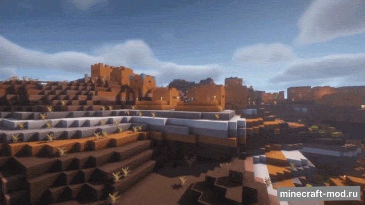 Мод Badland Villages для Minecraft 1.21.5, 1.21.4