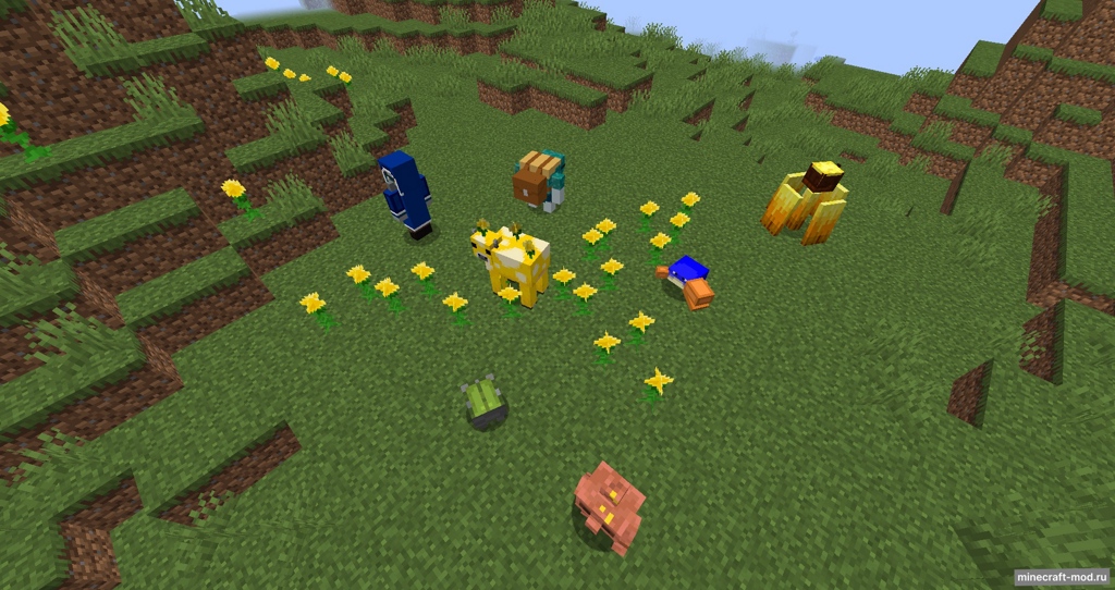 Мод The Forgotten Friends для Minecraft 1.20.1