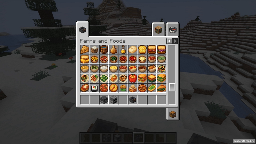 Мод Farms and Foods для Minecraft 1.20.1
