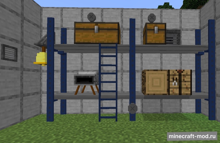 Мод Industrial decor для Minecraft 1.12.2