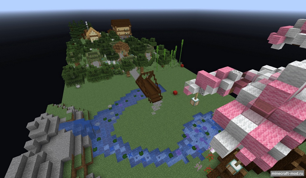 Мод Lоbby, Fishing and Мining Dimеnsion для Minecraft 1.20.1, 1.20, 1.19.4,  ...