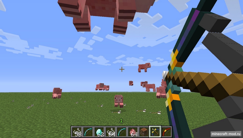 Мод More Bows: Restrung! для Minecraft 1.20.2, 1.20.1, 1.20,  ...