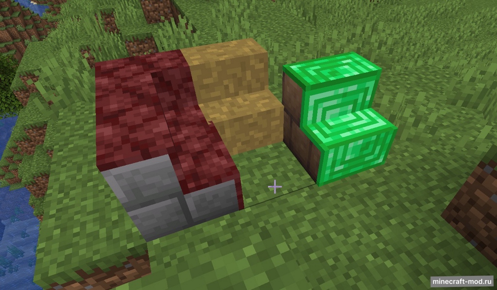 Мод Carpeted Stairs для Minecraft 1.20.1, 1.20, 1.19.2
