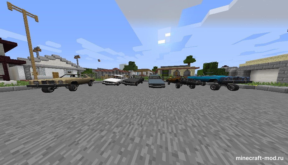 Мод Lowrider in Gta Sa для Minecraft 1.12.2