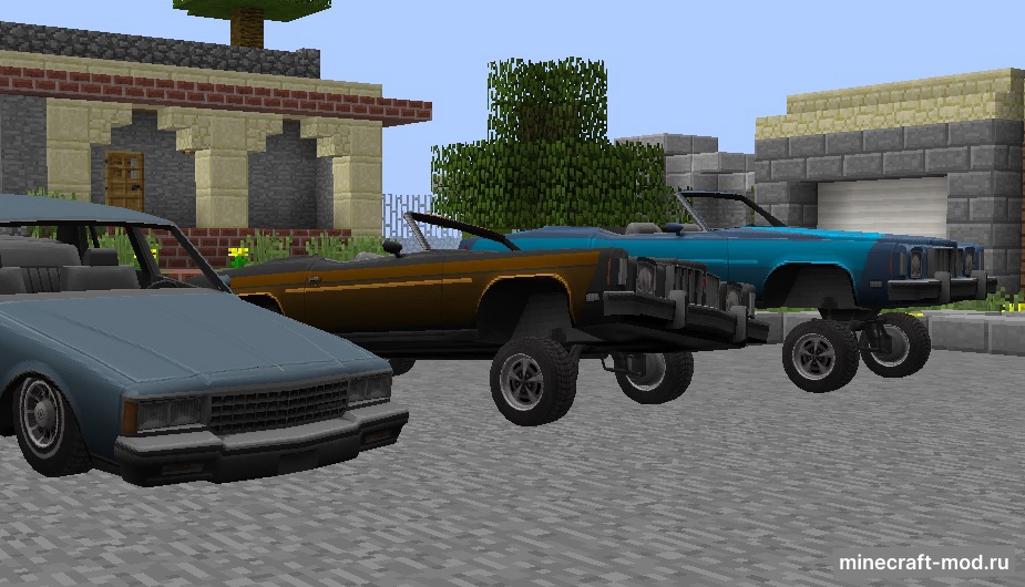 Мод Lowrider in Gta Sa для Minecraft 1.12.2