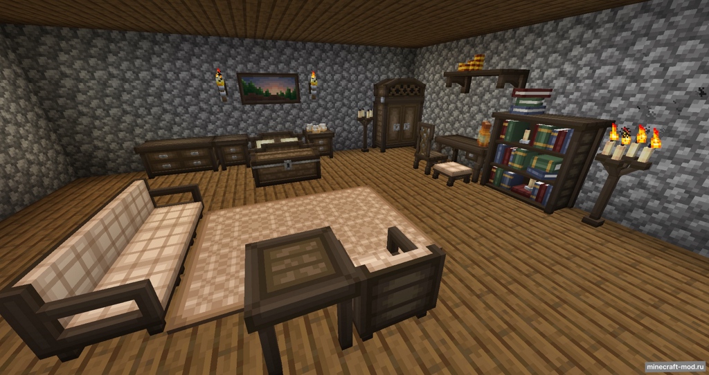 Мод Fantasy's Furniture для Minecraft 1.20.2, 1.20.1, 1.20,  ...