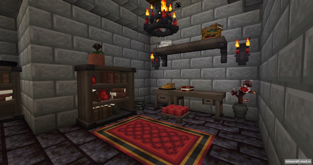 Мод Fantasy's Furniture для Minecraft 1.20.2, 1.20.1, 1.20,  ...