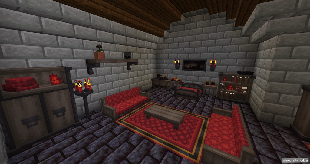 Мод Fantasy's Furniture для Minecraft 1.20.2, 1.20.1, 1.20,  ...