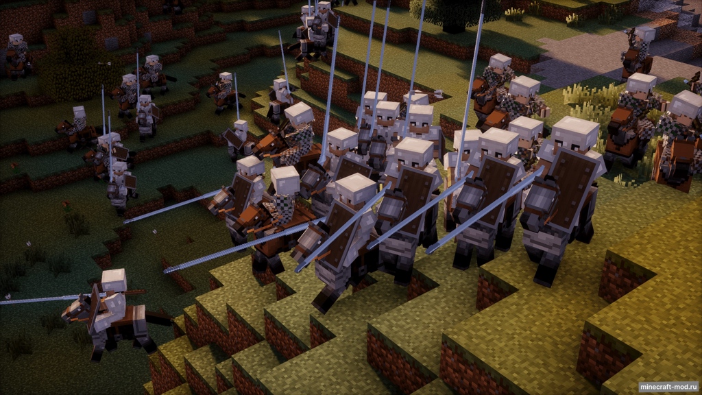 Мод Hundrеd Yеаrs Wаrfаrе для Minecraft 1.20.1