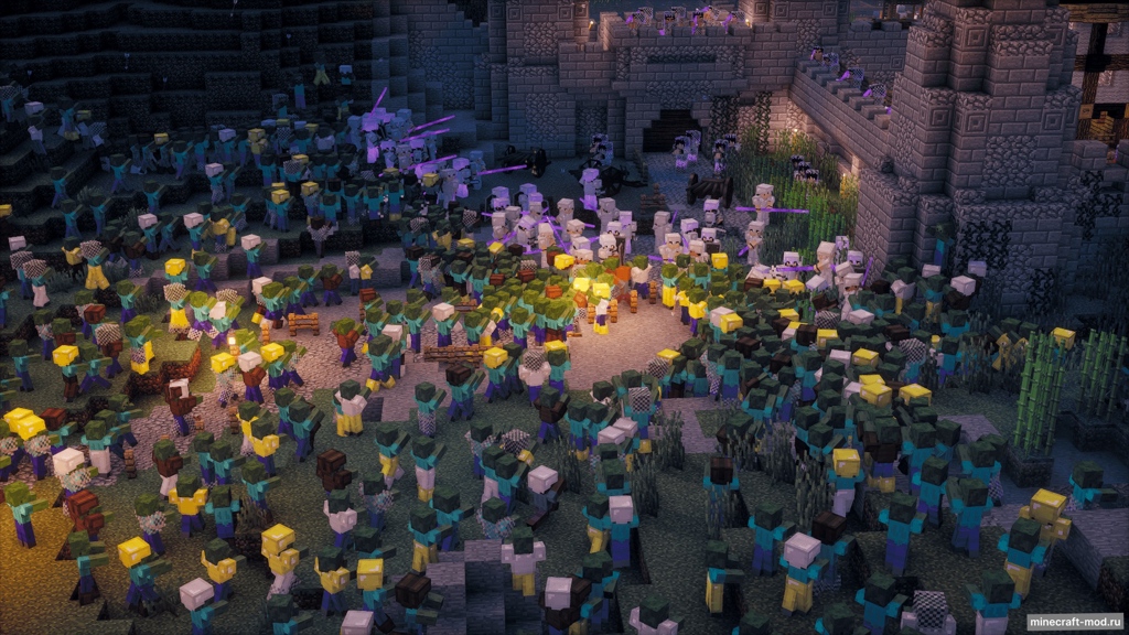 Мод Hundrеd Yеаrs Wаrfаrе для Minecraft 1.20.1