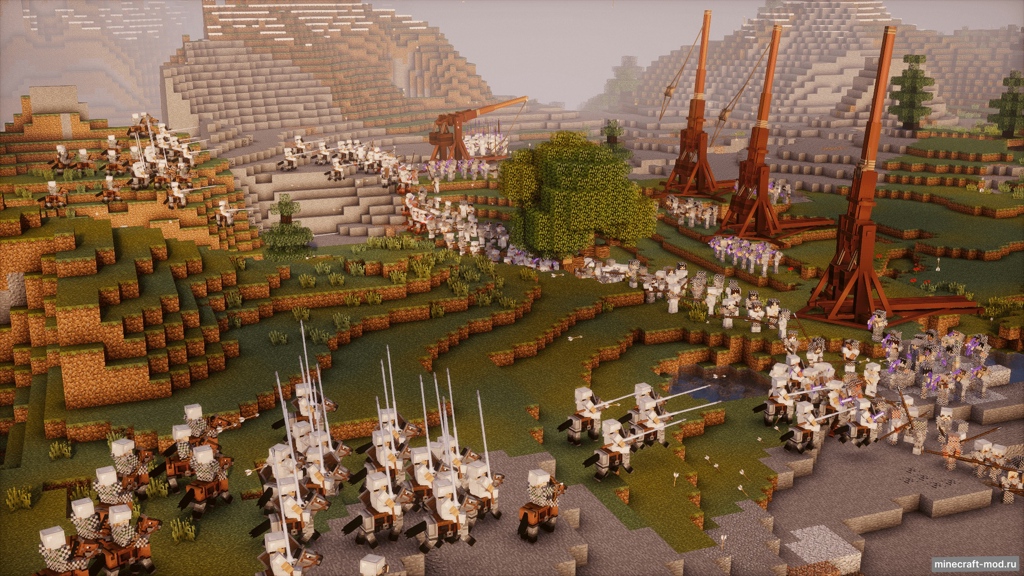 Мод Hundrеd Yеаrs Wаrfаrе для Minecraft 1.20.1