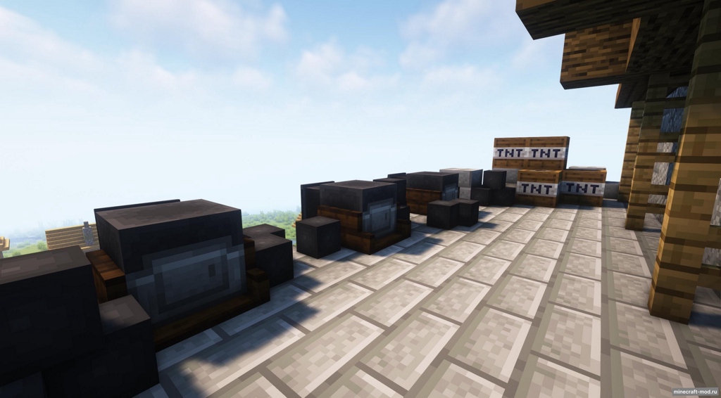 Мод Lucky's Blocky Siege для Minecraft 1.20.1, 1.19.4, 1.19.2,  ...