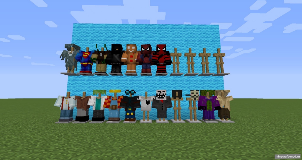 Мод Costumes для Minecraft 1.16.5, 1.12.2