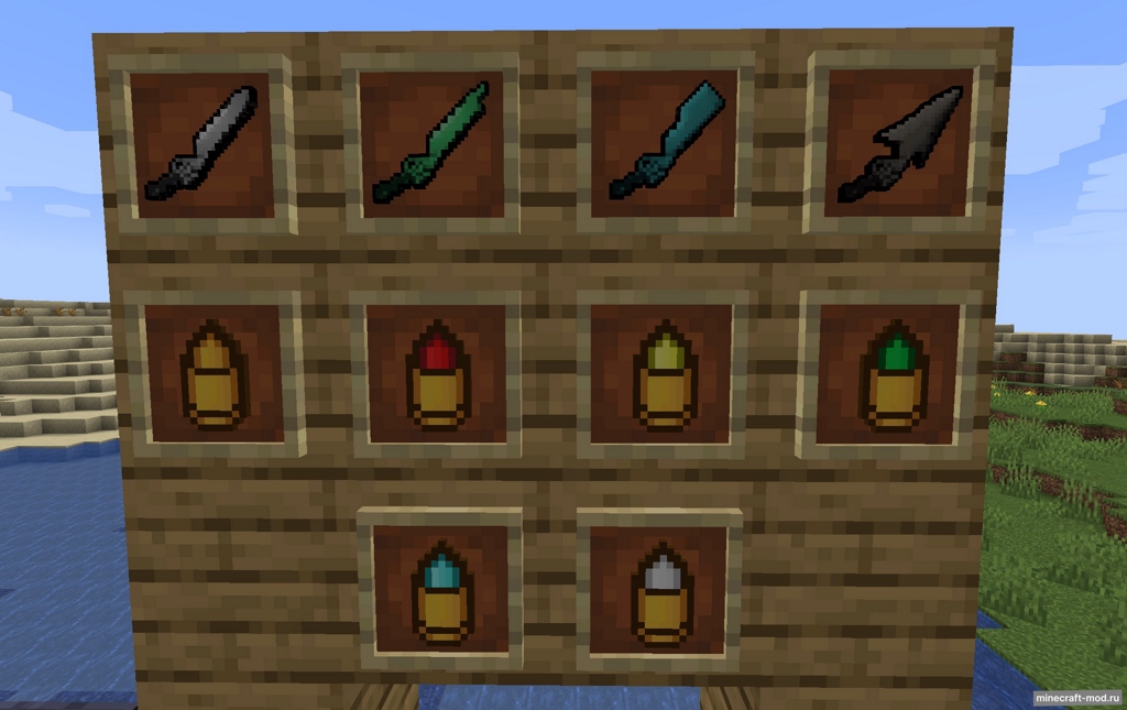 Мод YDM's Gunblades для Minecraft 1.20.1, 1.19.3, 1.19.2,  ...