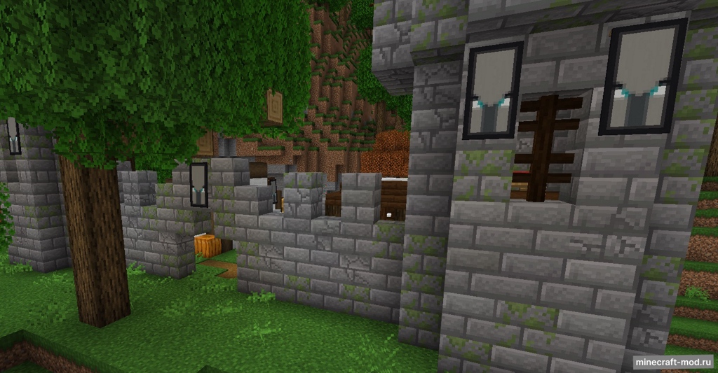 Мод New robber buildings для Minecraft 1.20.1