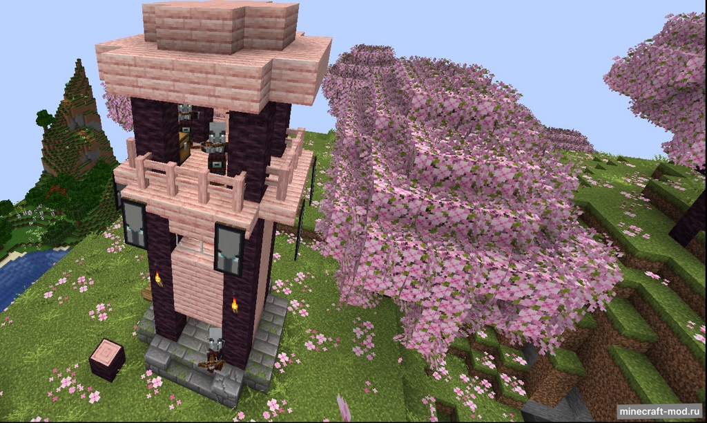 Мод New robber buildings для Minecraft 1.20.1