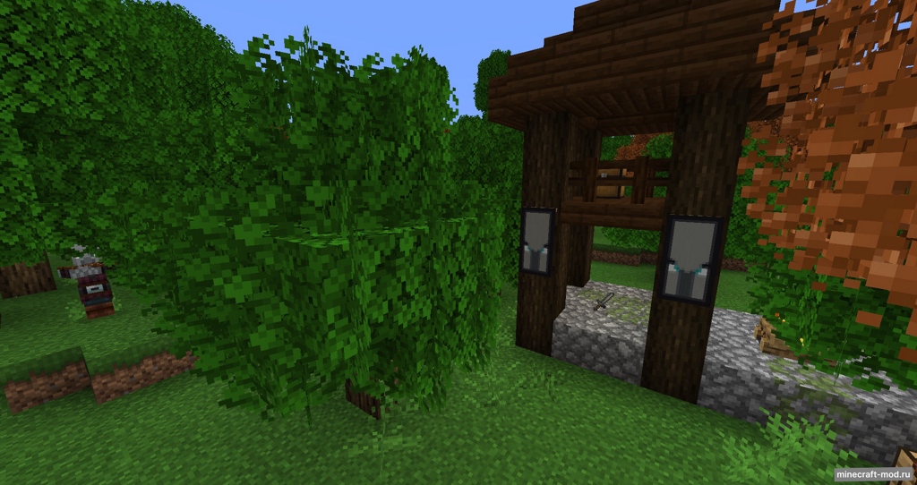 Мод New robber buildings для Minecraft 1.20.1