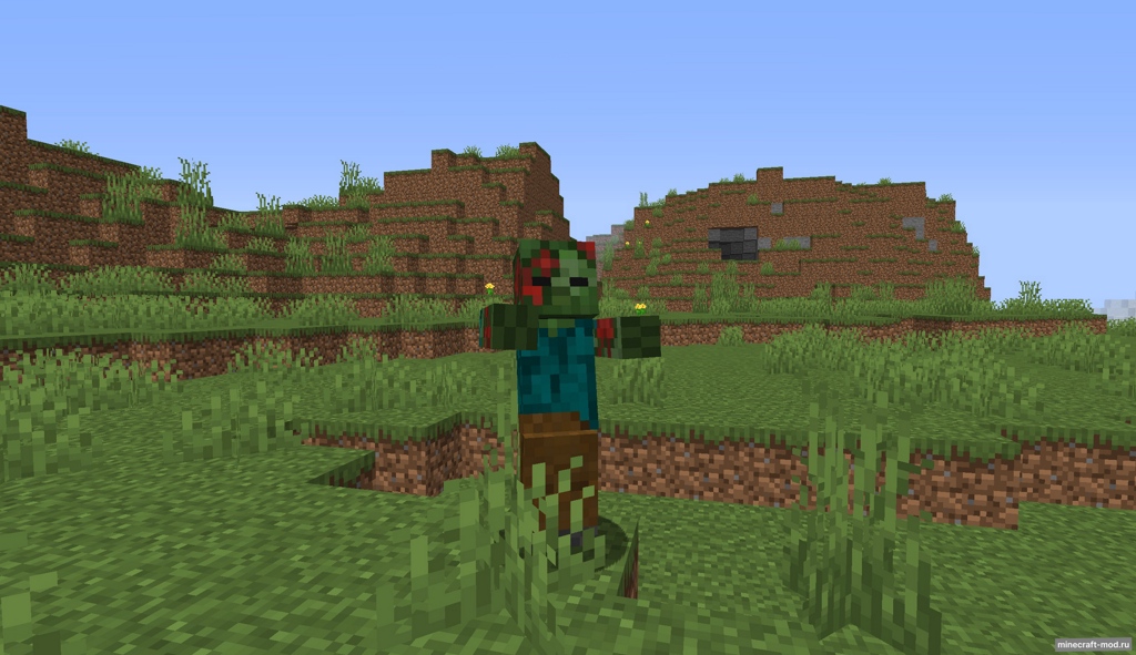 Мод Elemental Zombies для Minecraft 1.16.5