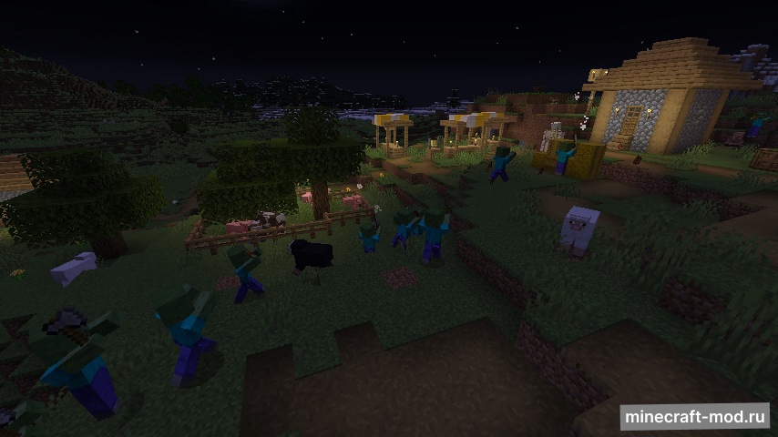Мод Simple Zombie Apocalypse для Minecraft 1.19.2